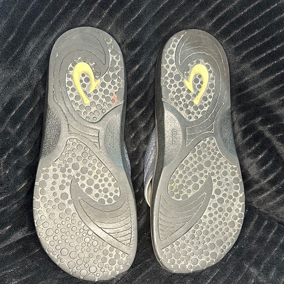 Men’s Olukai Hokua Quick Drying Beach Sandals Size 12 GUC in Blue Retails $80 - Picture 5 of 10